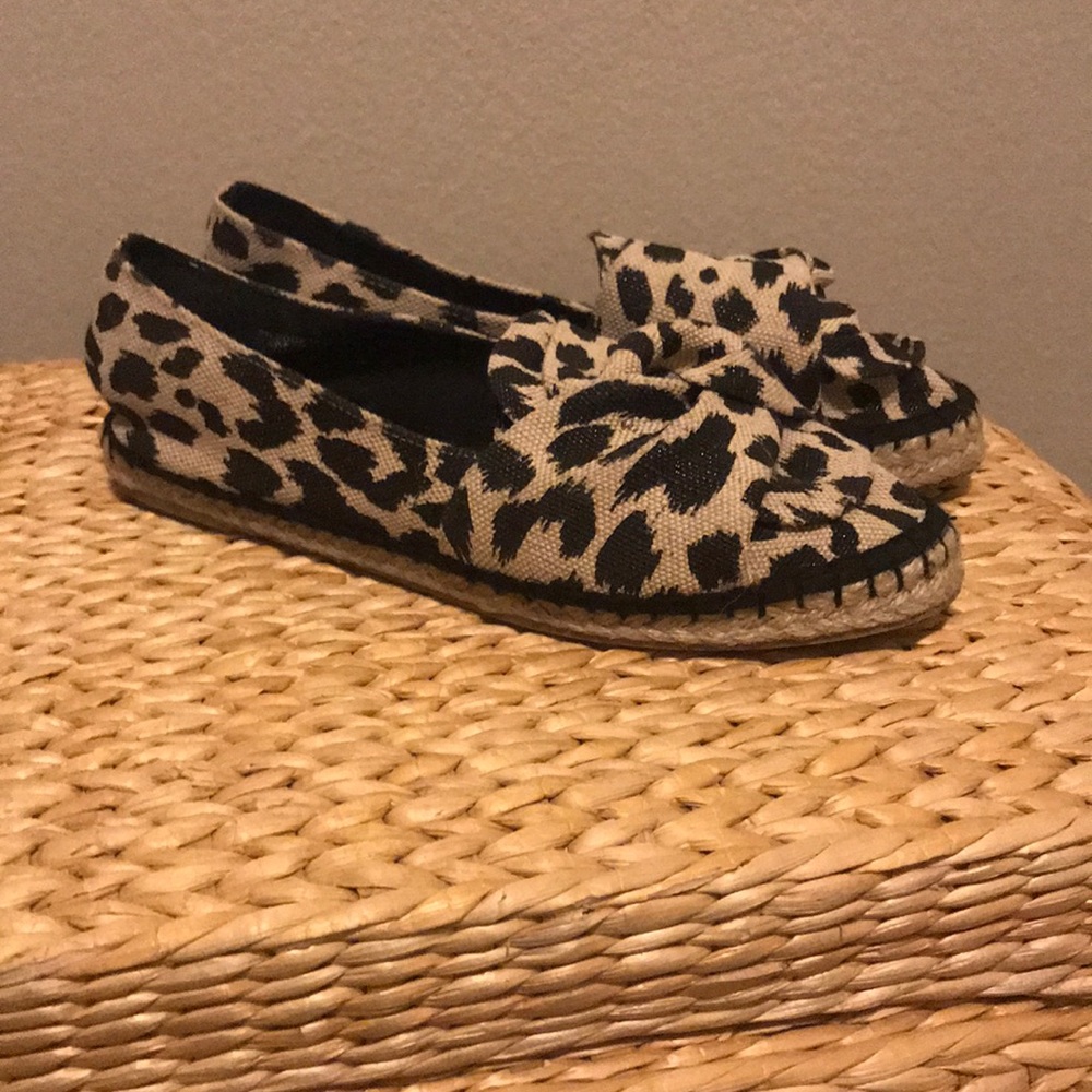 NWOT Primark Leopard Espadrille Loafers Size 8